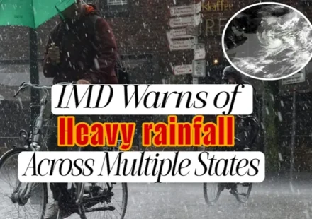 IMD heavy rainfall forecast warns of intense rain across multiple Indian states as an active monsoon system strengthens.