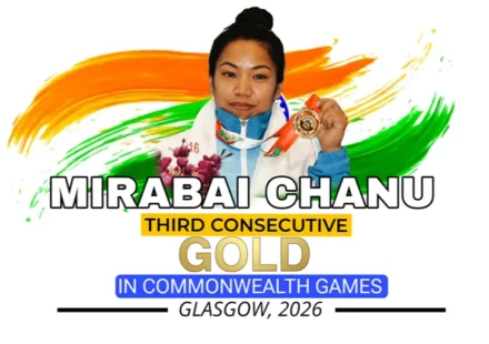 Mirabai Chanu Commonwealth Games historic gold medal achievement representing India in weightlifting
