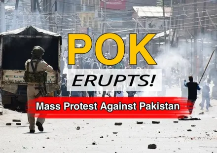 POK Crisis 2026 showing mass protests and unrest in Pakistan-occupied Kashmir