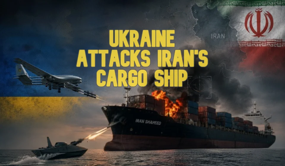 Caspian Sea strike by Ukraine targeting Iranian cargo ship amid rising Russia-Iran tensions