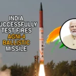 Agni-4 ballistic missile successfully test fired by India showcasing missile launch and defence capability