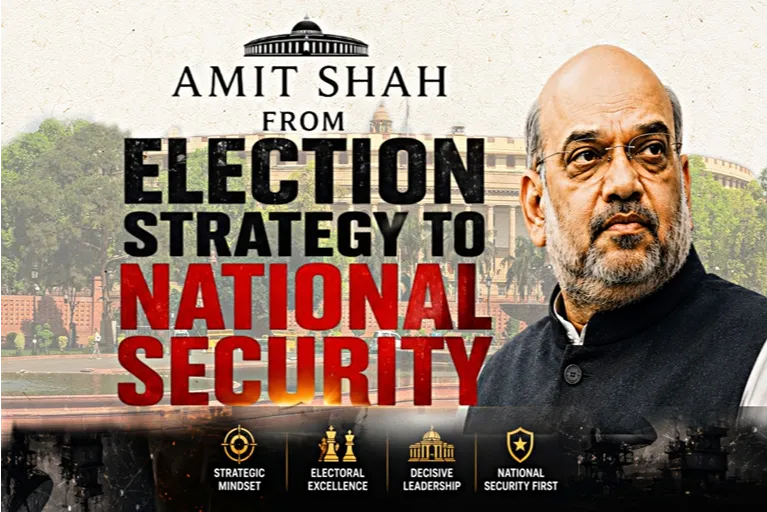 Amit Shah political career from election strategy to national security