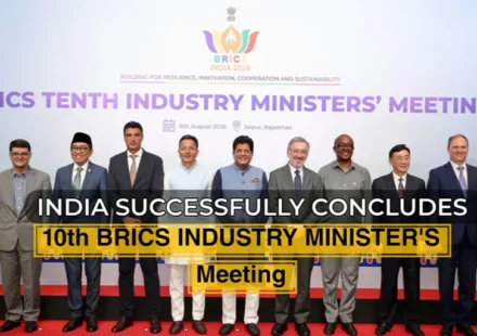 BRICS Industry Ministers Meeting in India with delegates at the 10th BRICS Industry Ministers’ Meeting 2026