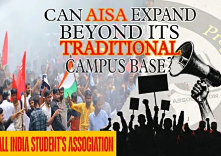 All India Students Association AISA campus protest and student mobilisation