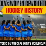 India women hockey team celebrates historic 3-1 World Cup win over Germany