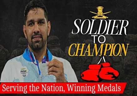 Narender Berwal displays his Commonwealth Games 2026 silver medal, highlighting his journey from Indian Army soldier to India's leading heavyweight boxer.