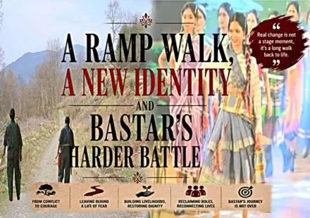 Naxalism rehabilitation in Bastar as former women Maoists walk the ramp in Raipur