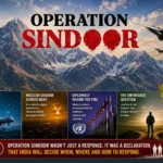 Operation Sindoor India Pakistan conflict and Pahalgam attack