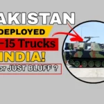Pakistan Tanks Near Indian Border showing reported SH-15 self-propelled artillery deployment near the India-Pakistan border.
