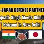 Rajnath Singh Japan Defence Minister Meeting with Shinjiro Koizumi highlights India-Japan defence partnership in New Delhi.