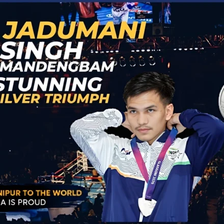 Jadumani Singh CWG 2026 silver medal triumph at Glasgow Commonwealth Games boxing event