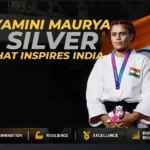 Yamini Maurya Silver medal at the 2026 Commonwealth Games after winning the women's 57kg judo event for India