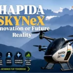 HAPIDA SKYNeX, India's first indigenous personal flying vehicle prototype developed by Ravi Tamta, showcased with electric VTOL technology in Uttarakhand.