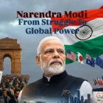 Narendra Modi with the Indian flag, India Gate, global flags, farmers’ protest and G20 imagery