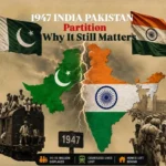 1947 India Pakistan Partition map showing India and Pakistan, refugee migration and the human cost of Partition