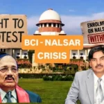 Supreme Court of India, Bar Council of India and NALSAR students during the BCI-NALSAR controversy over advocate enrolment restrictions