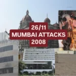 26/11 Mumbai attacks 2008 featuring the Taj Mahal Palace Hotel and memorial tribute