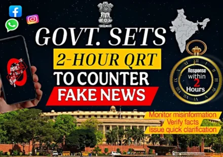 India fake news QRTs with 2-hour government response target against misinformation