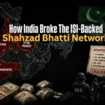 Shahzad Bhatti Network crackdown showing India’s security forces and an alleged ISI-linked terror network