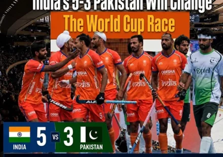 India’s 5-3 Hockey victory over Pakistan in the World Cup