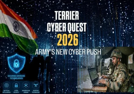 Terrier Cyber Quest 2026 featuring Indian Army cybersecurity, AI and emerging defence technologies