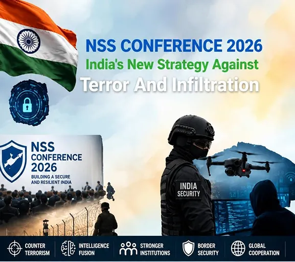 NSS Conference 2026 highlighting India’s new strategy against terror and infiltration