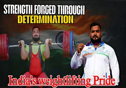 Lovepreet Singh celebrates his Commonwealth Games 2026 silver medal after a record-breaking weightlifting performance for India.
