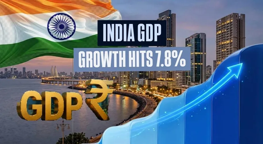 India GDP growth reaches 7.8% in Q1 FY2026-27, highlighting strong economic expansion driven by investment, manufacturing and exports.