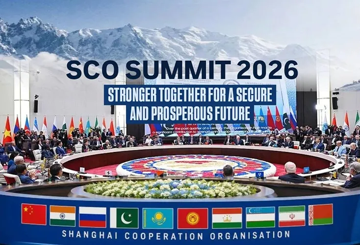 Prime Minister Narendra Modi at the SCO Summit 2026 in Bishkek discussing terrorism, peace and Eurasian cooperation