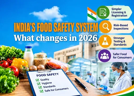 India Food Safety system and 2026 food safety reforms