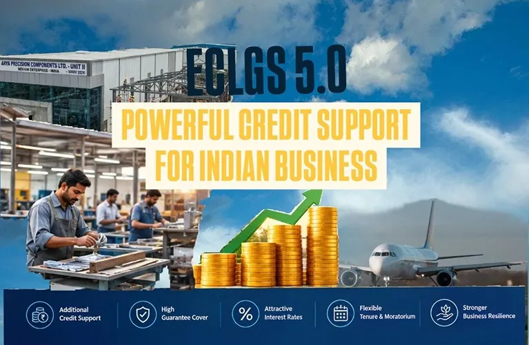 ECLGS 5.0 government-backed credit support for Indian businesses and MSMEs